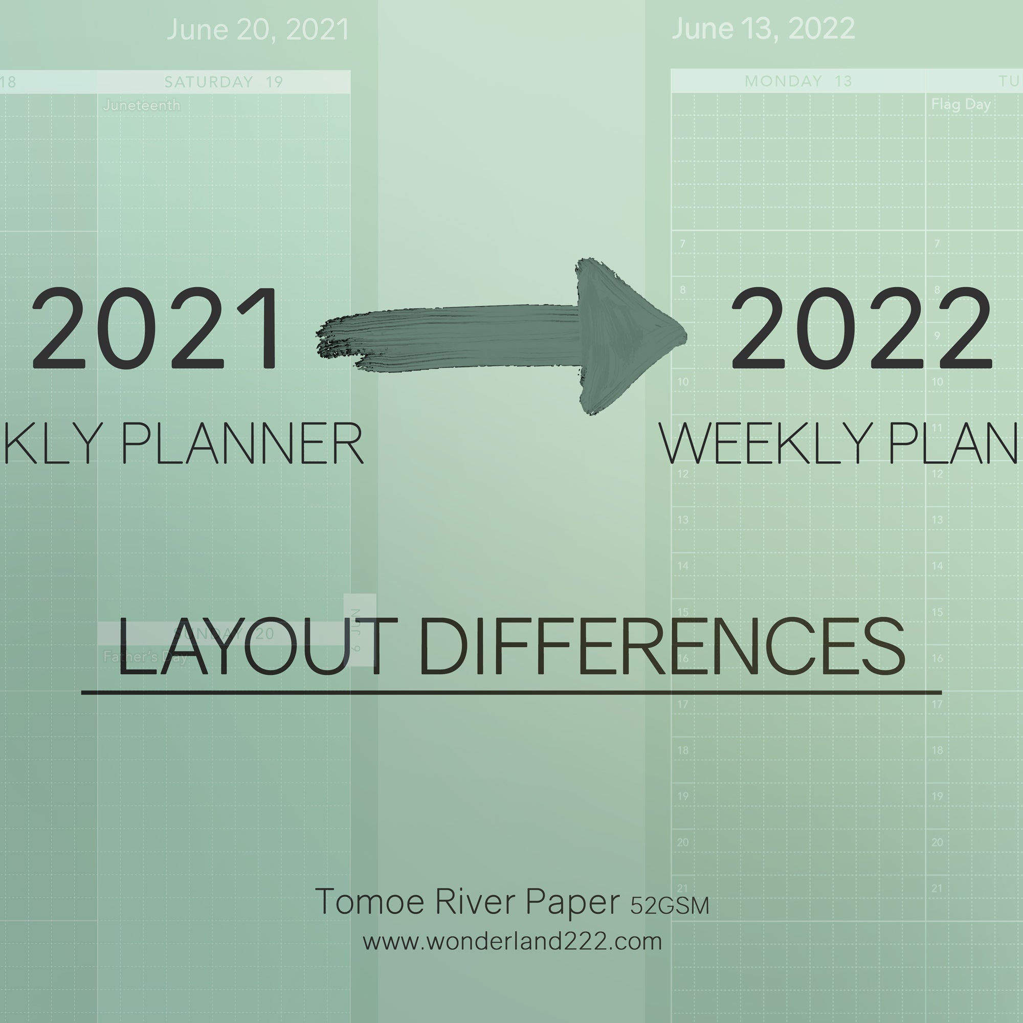 Weekly Planner Changes Heading Into 2022!