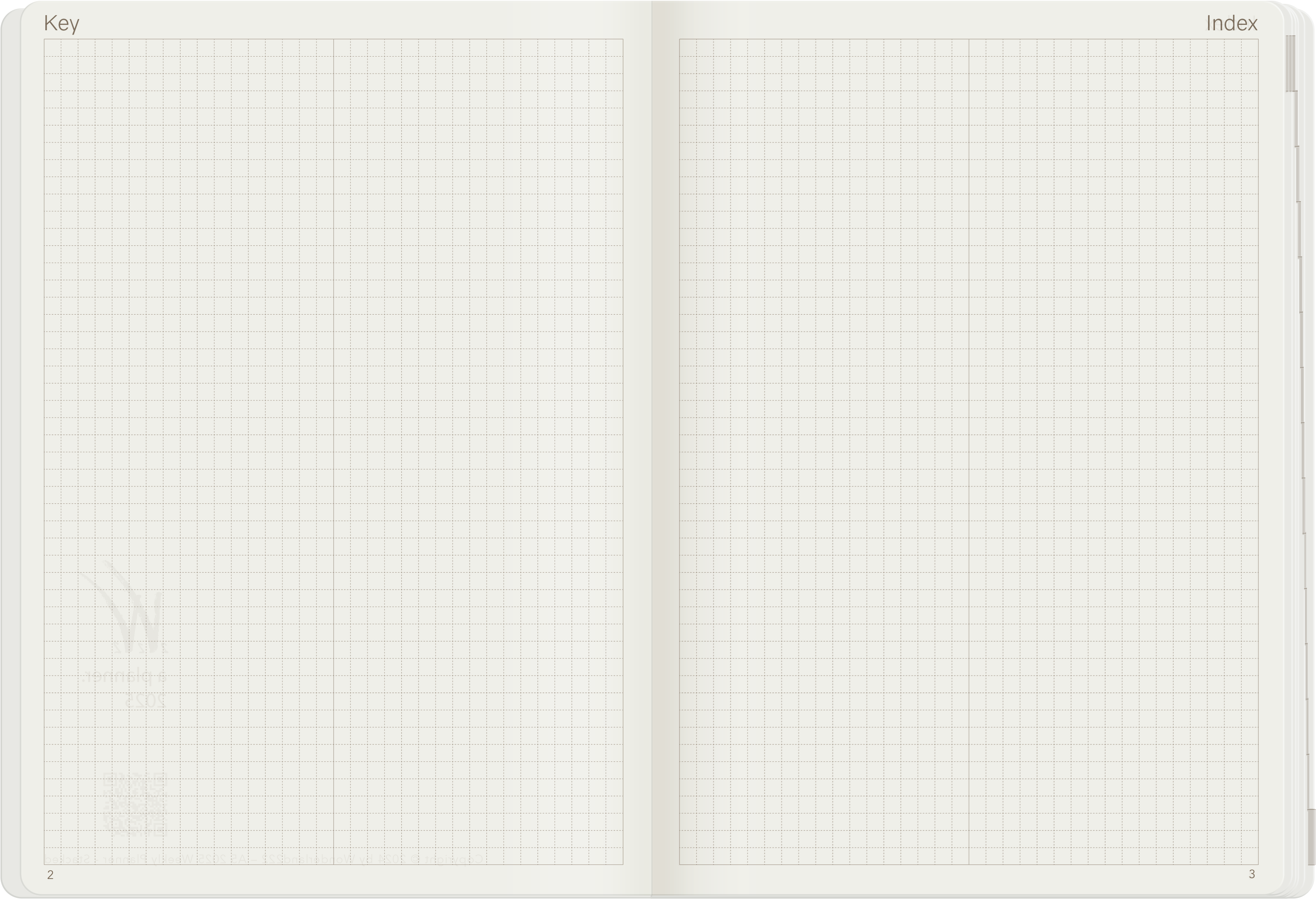 2025 A5 Weekly Planner | 52gsm Tomoe River Paper | Core | Unstacked Weekends