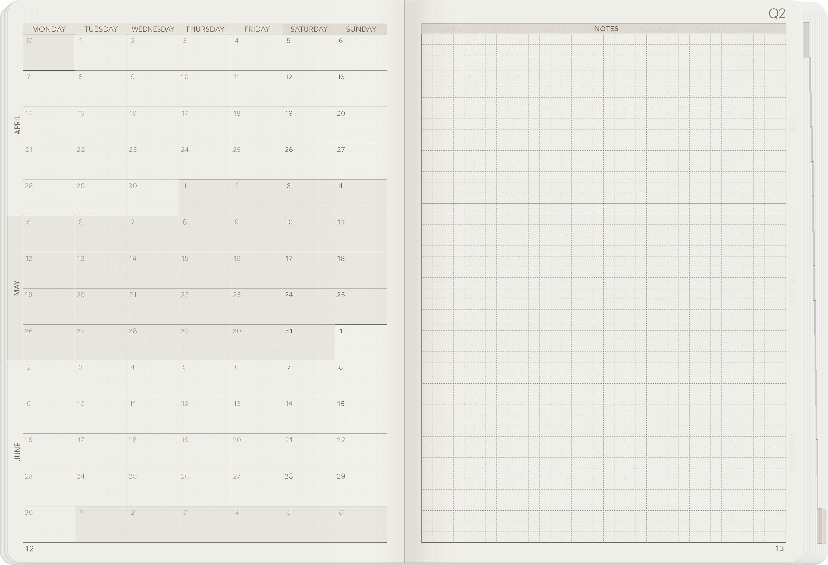 IMPERFECT | 2025 A5 Weekly Planner | 52gsm Tomoe River Paper | All-in-One | Stacked Weekends