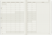 2025 A6 Weekly Planner | 52gsm Tomoe River Paper | Core | Stacked Weekends