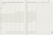 2025 A6 Weekly Planner | 52gsm Tomoe River Paper | All-in-One | Stacked Weekends