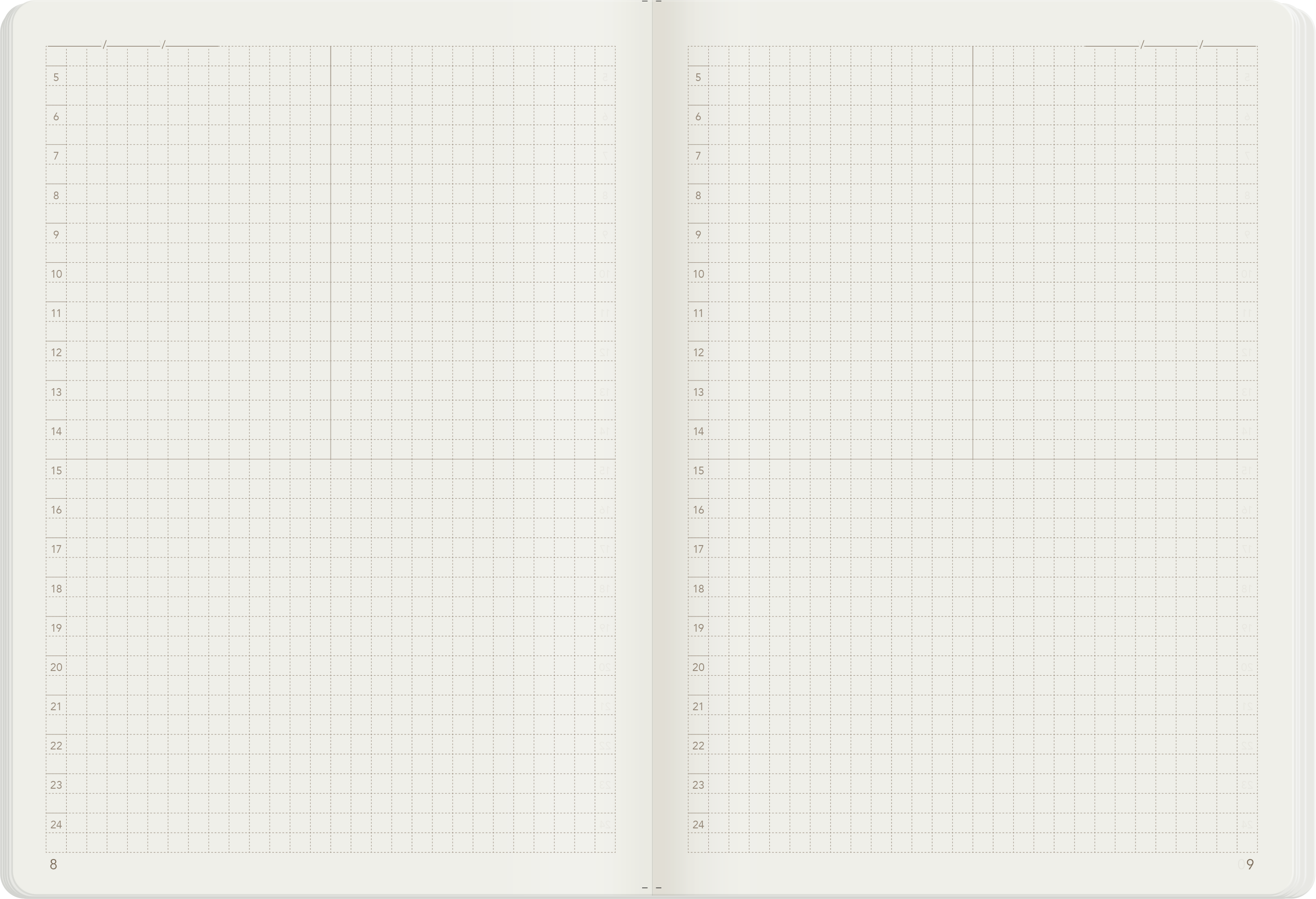 B6 Notebook | 2025 Edition | Grid | 368