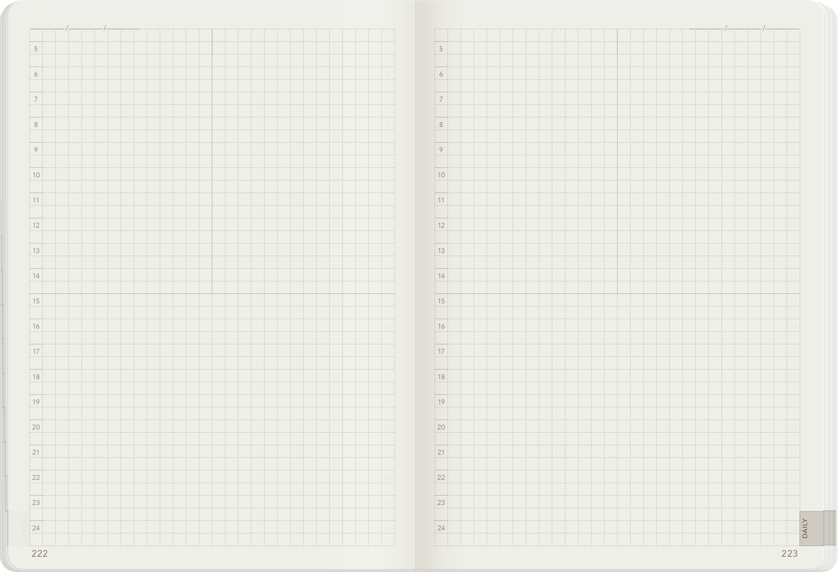 2025 B6 Weekly Planner | 52gsm Tomoe River Paper | Core | Stacked Weekends