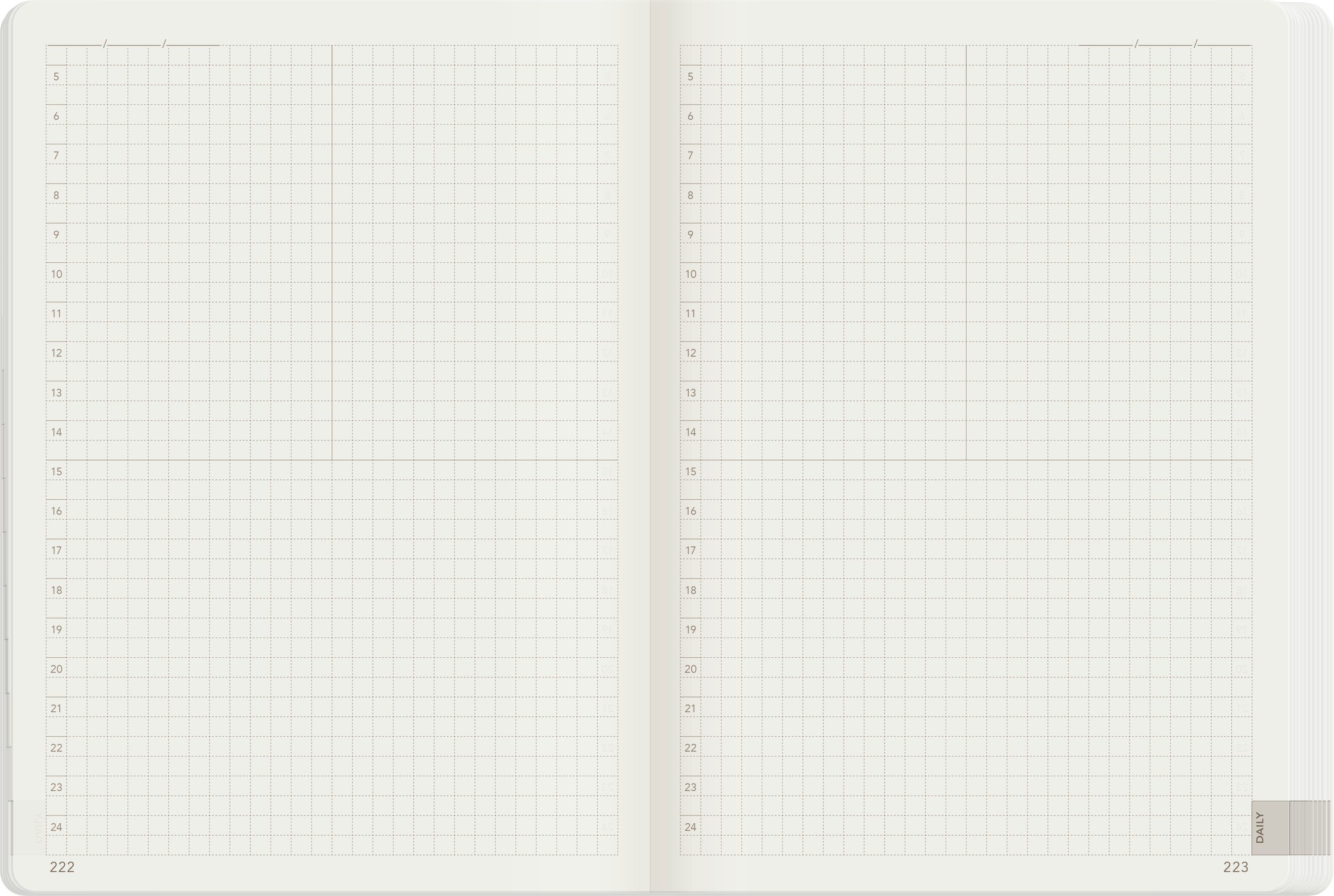 2025 B6 Weekly Planner | 52gsm Tomoe River Paper | All-in-One | Stacked Weekends