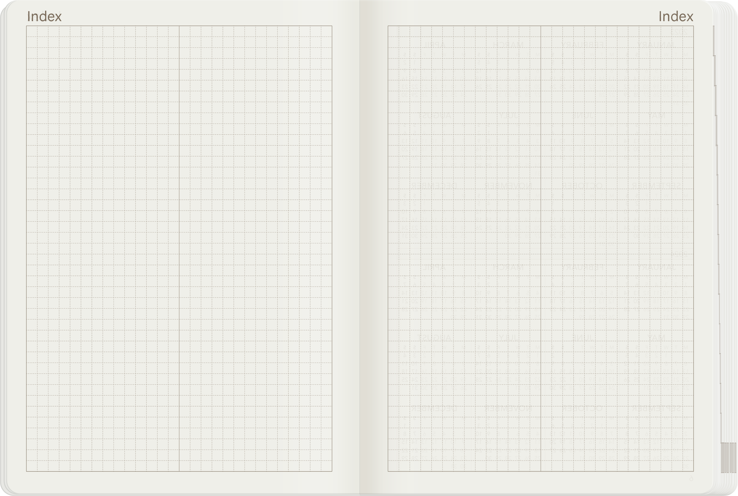 2025 B6 Weekly Planner | 52gsm Tomoe River Paper | All-in-One | Stacked Weekends