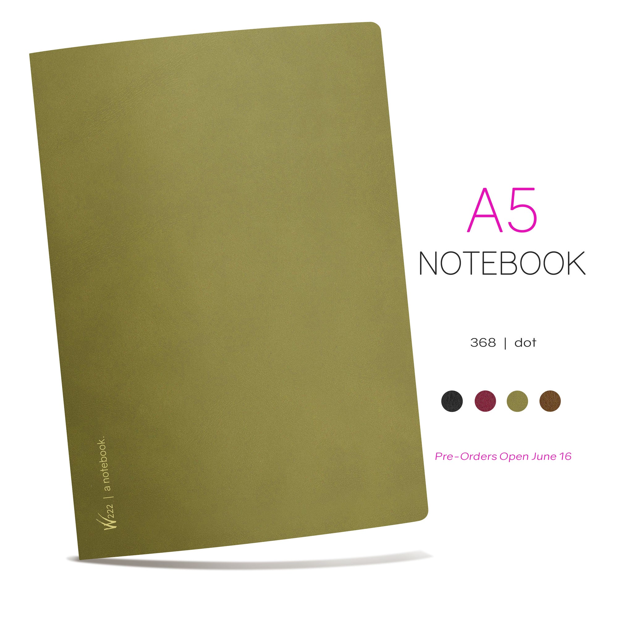 PRE-ORDER | A5 Notebook | 2026 Edition | Dot | 368