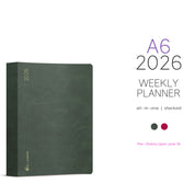 PRE-ORDER | 2026 A6 Weekly Planner | All-in-One | Stacked Weekends