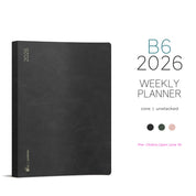 PRE-ORDER | 2026 B6 Weekly Planner | Core | Unstacked Weekends