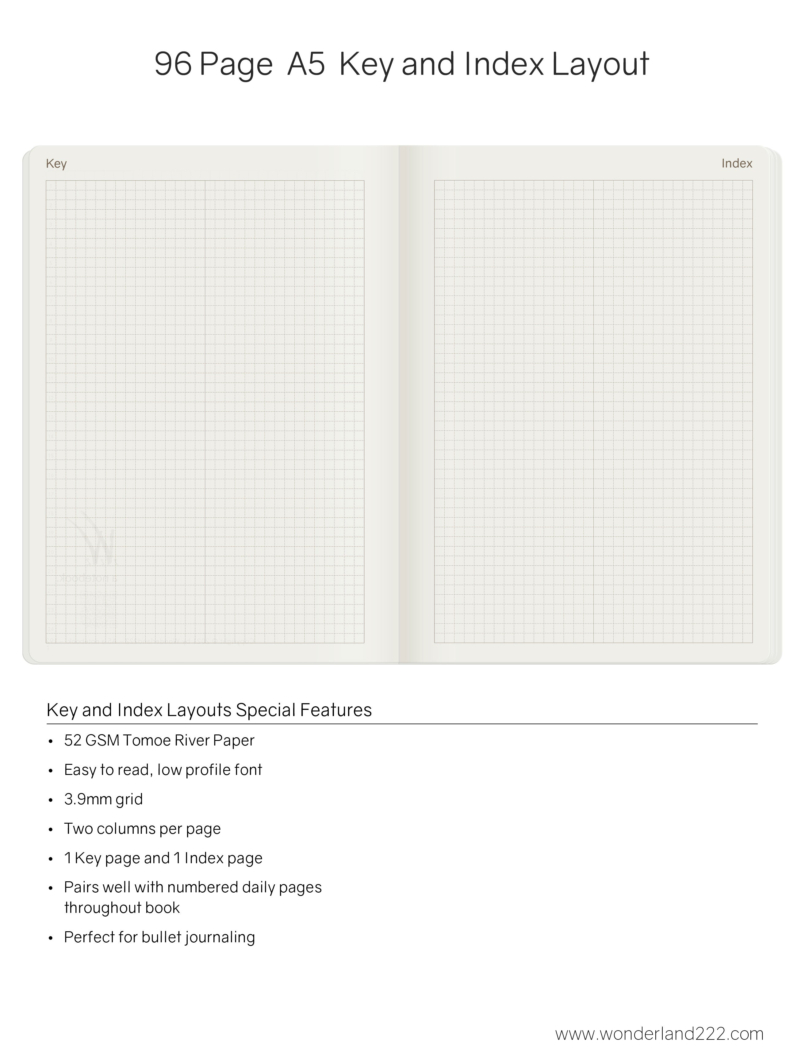 A5 Notebook | 2023 Edition | Grid | 96