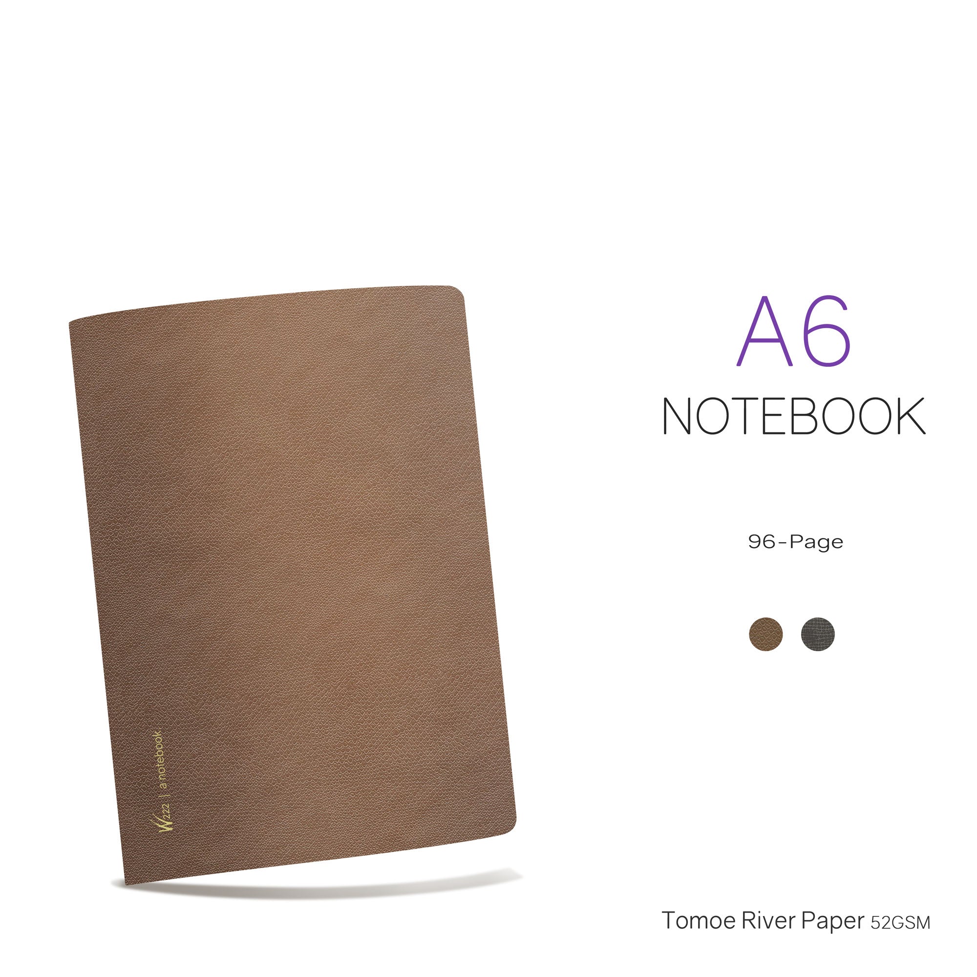 A6 Notebook 2025 – Grid | Tomoe River Paper | Wonderland 222