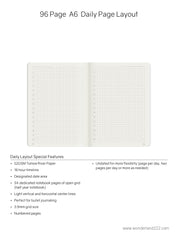 A6 Notebook | 2023 Edition | Grid | 96