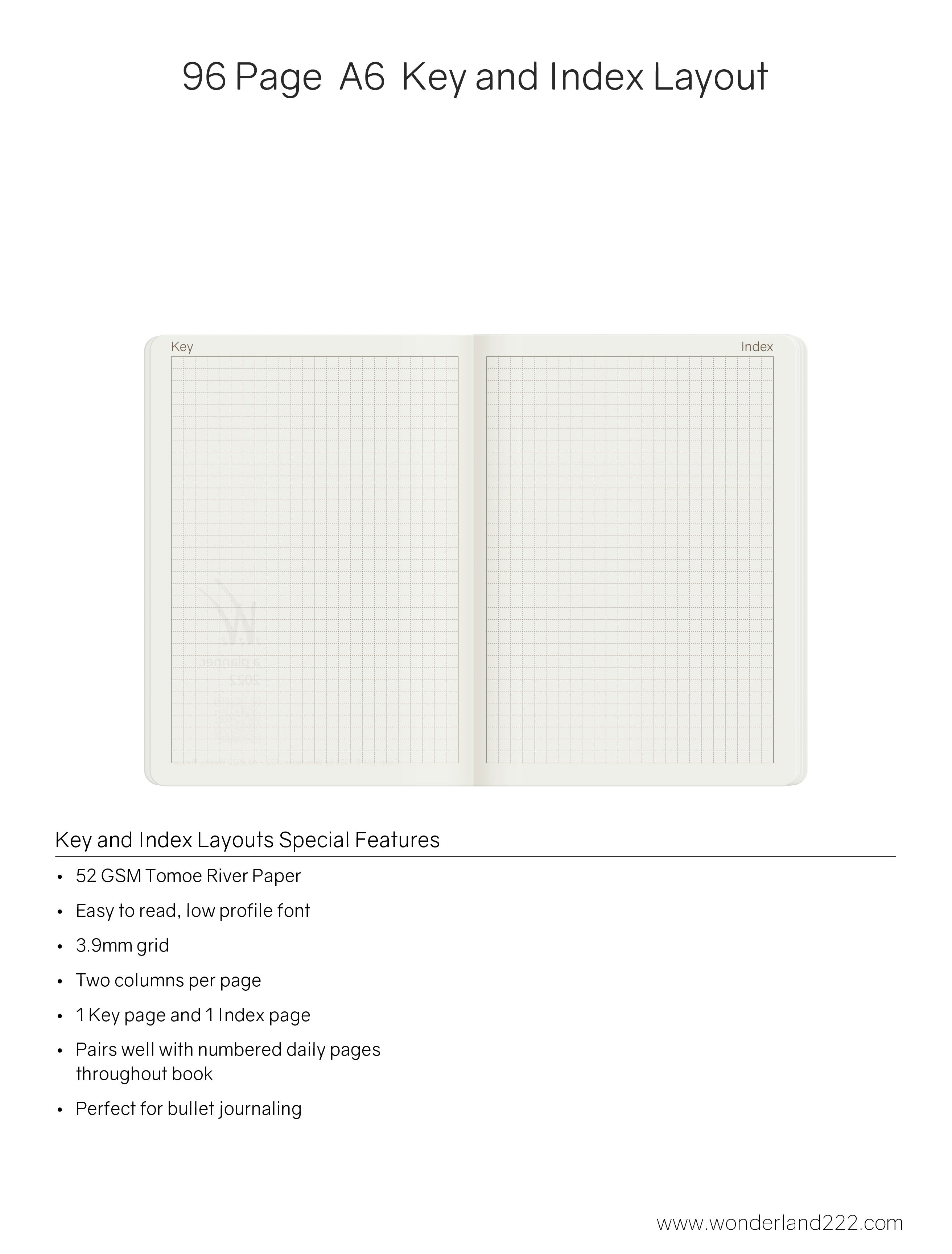 A6 Notebook | 2023 Edition | Grid | 96