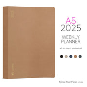 IMPERFECT | 2025 A5 Weekly Planner | 52gsm Tomoe River Paper | All-in-One | Unstacked Weekends
