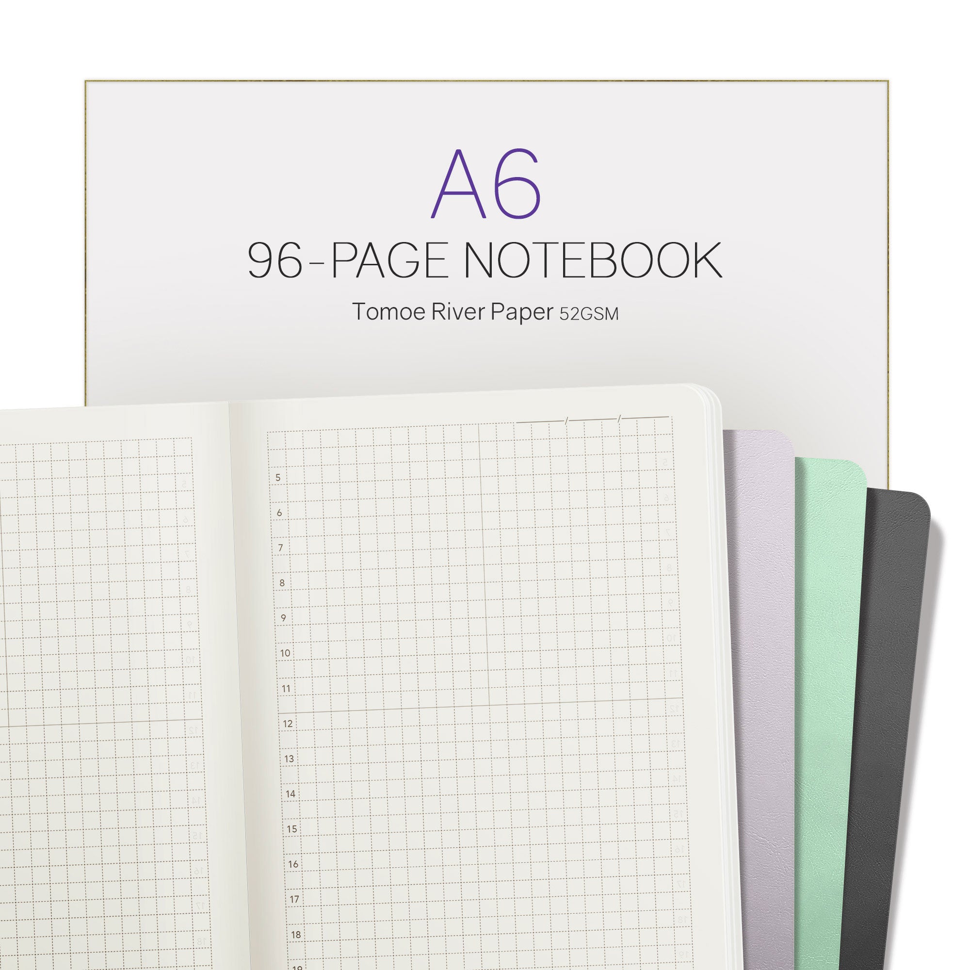 A6 Notebook | 2023 Edition | Grid | 96