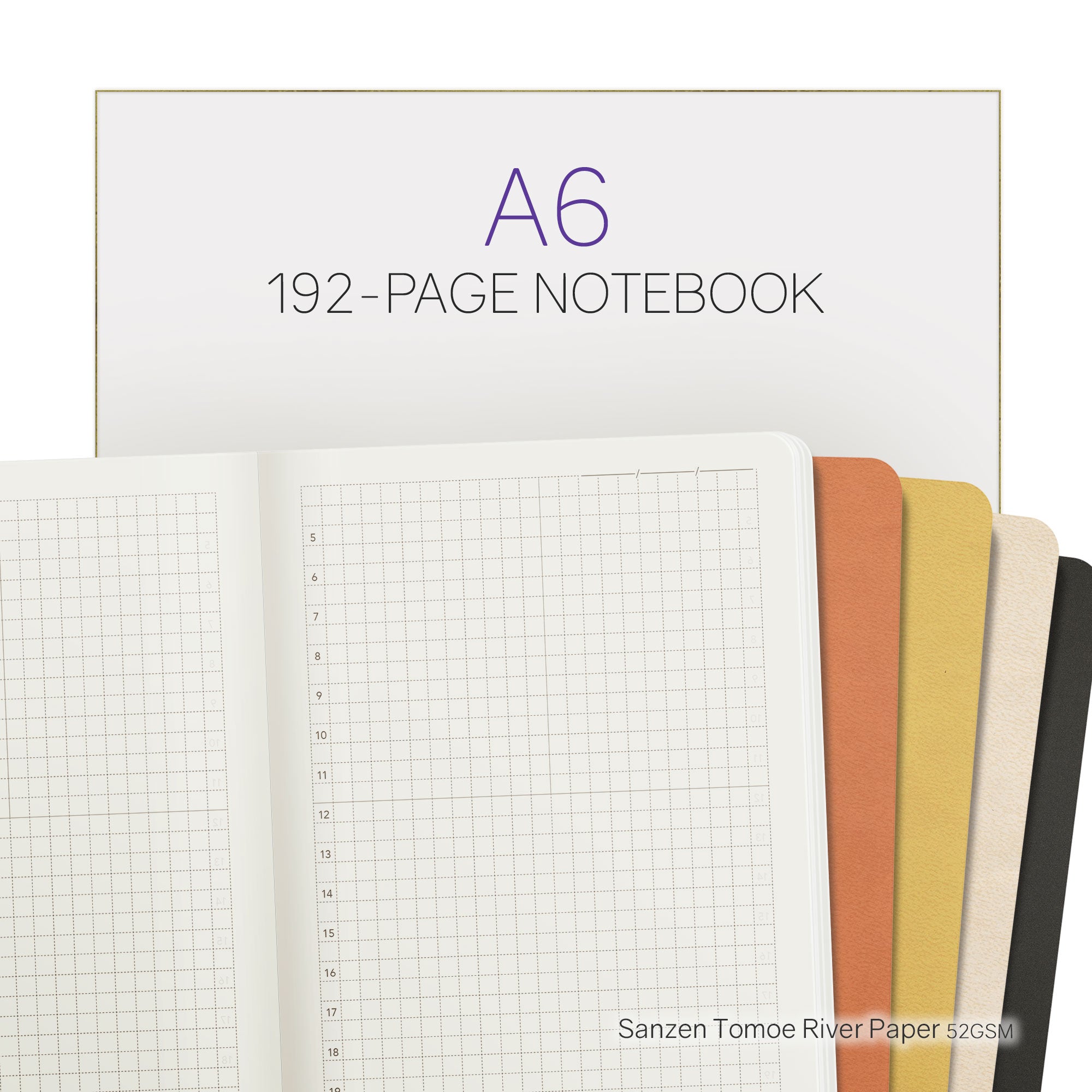 A6 Notebook | 2024 Edition | Grid | 192 – Wonderland222