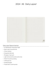 2024 A6 Weekly Planner | 52gsm Tomoe River Paper | Core | Stacked Weekends