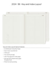 2024 B6 Weekly Planner | 52gsm Tomoe River Paper | Core | Stacked Weekends