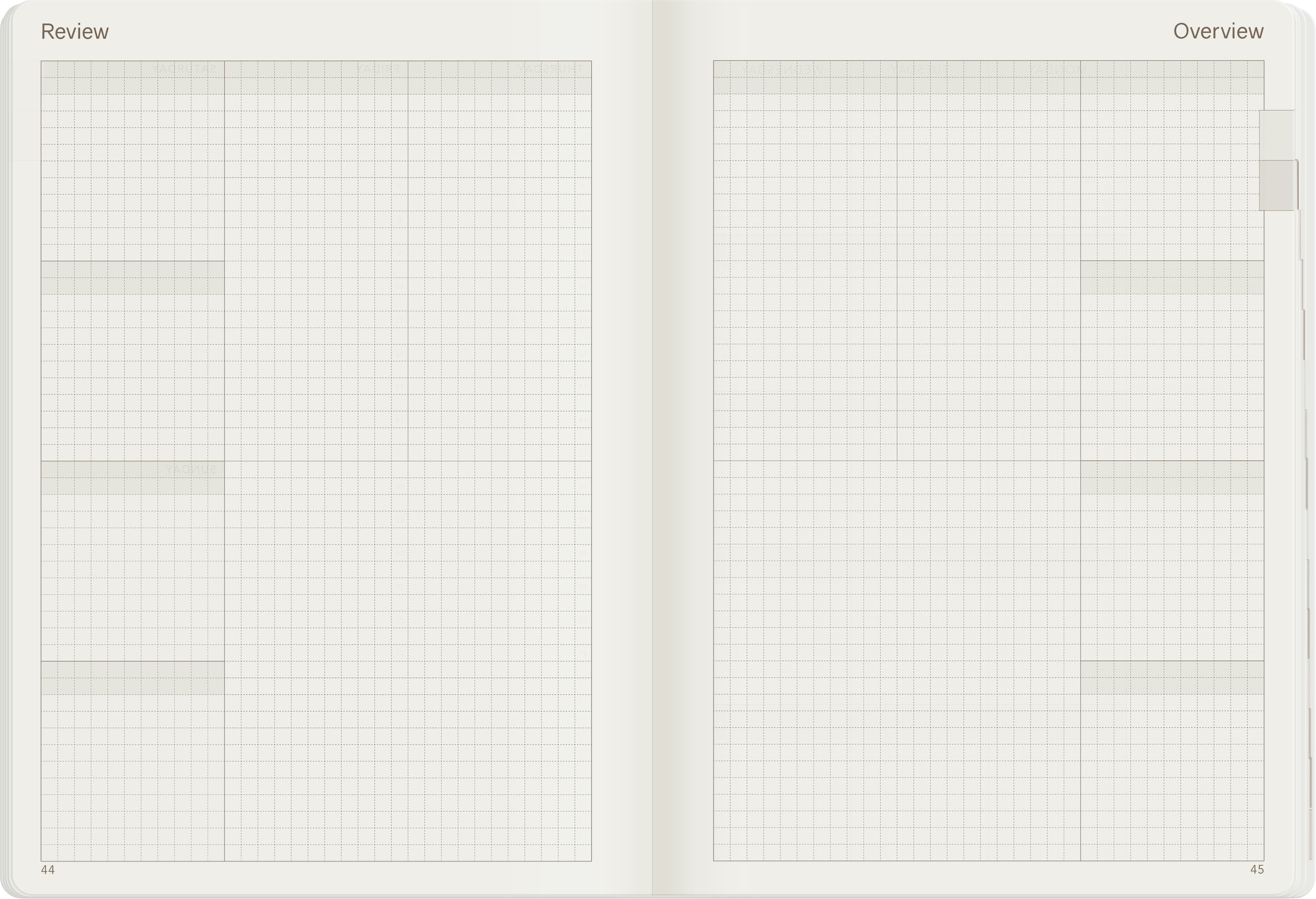 A5 Undated Weekly Planner v.1 | 2022 Edition | Core | Stacked Weekends