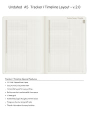 A5 Undated Weekly Planner v.2 | 2023 Edition | Core | Stacked Weekends