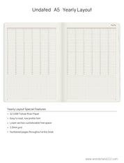 A5 Undated Weekly Planner v.1 | 2022 Edition | Core | Stacked Weekends