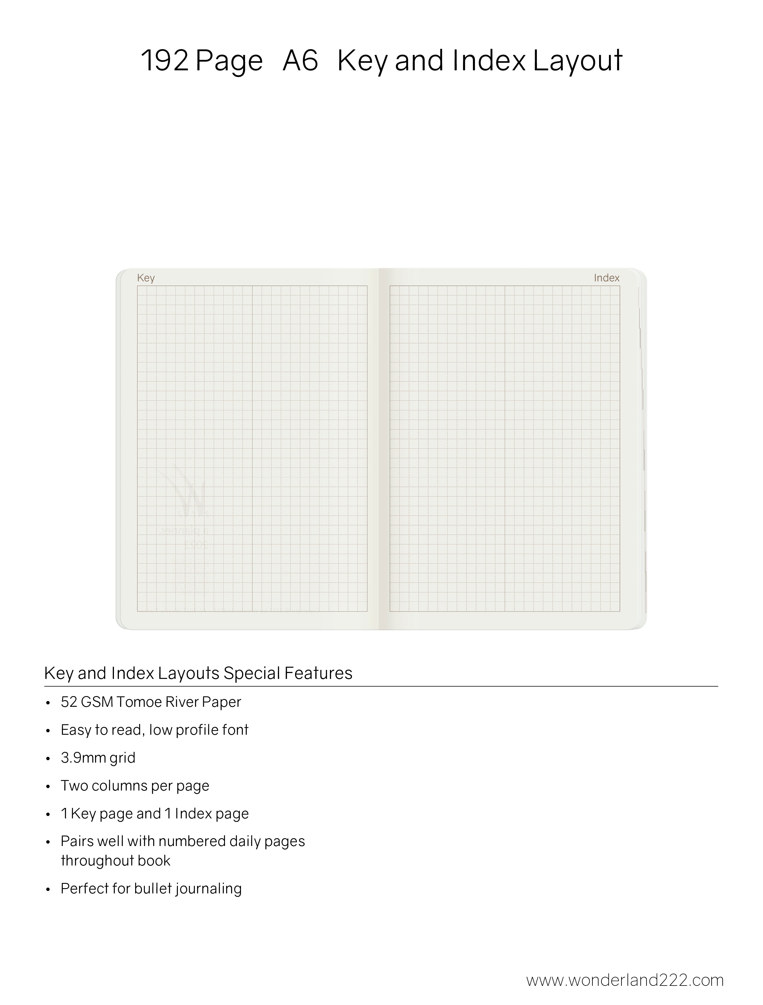 A6 Notebook | 2023 Edition | Grid | 192