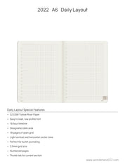 Sale | 2022 A6 Weekly Planner | 52gsm Tomoe River Paper | Core | Stacked Weekends
