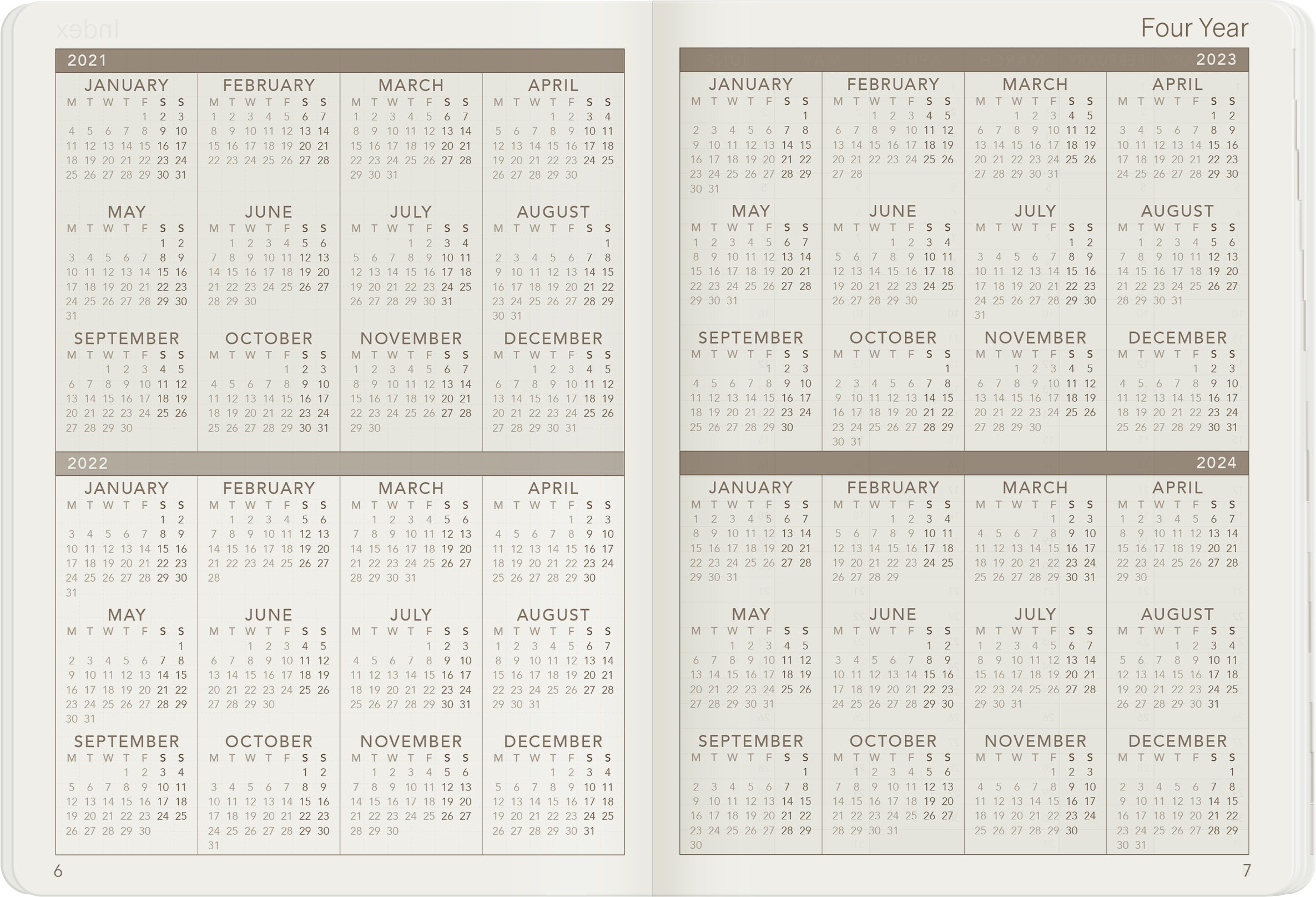 Sale | 2022 A6 Weekly Planner | 52gsm Tomoe River Paper | Core | Stacked Weekends