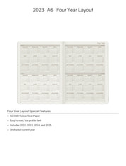 Sale | 2023 A6 Weekly Planner | 52gsm Tomoe River Paper | Core | Stacked Weekends