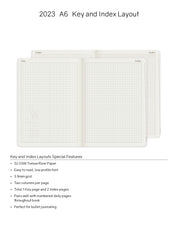 Sale | 2023 A6 Weekly Planner | 52gsm Tomoe River Paper | Core | Stacked Weekends