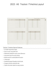 Sale | 2023 A6 Weekly Planner | 52gsm Tomoe River Paper | Core | Stacked Weekends
