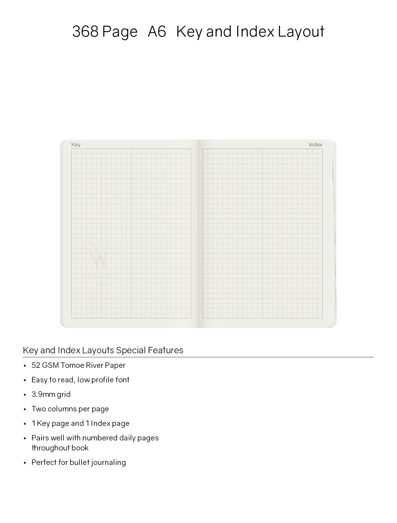 A6 Notebook | 2023 Edition | Grid | 368