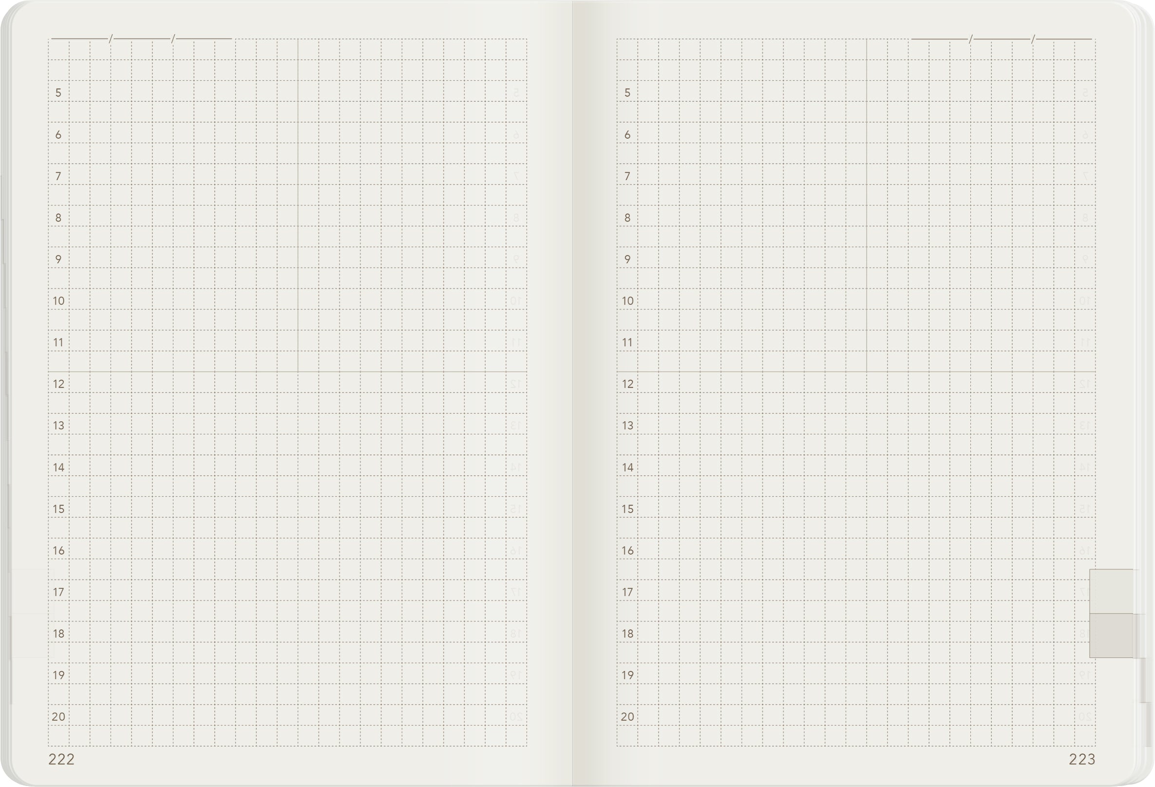 A6 Undated Weekly Planner v.1 | 2022 Edition | Core | Stacked Weekends