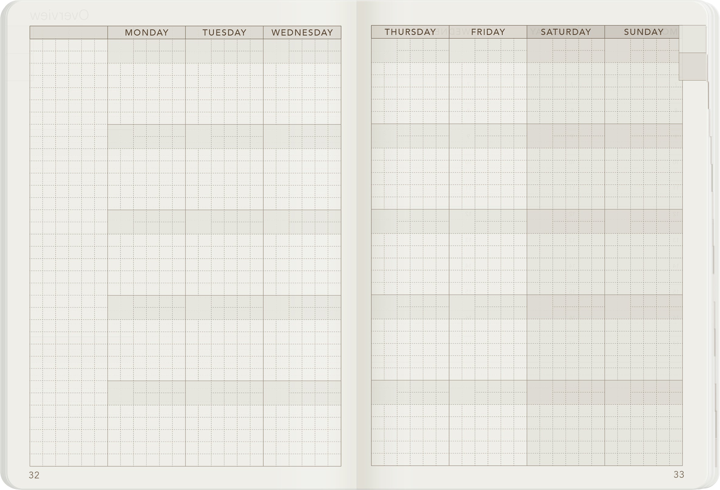 A6 Undated Weekly Planner v.1 | 2022 Edition | Core | Stacked Weekends