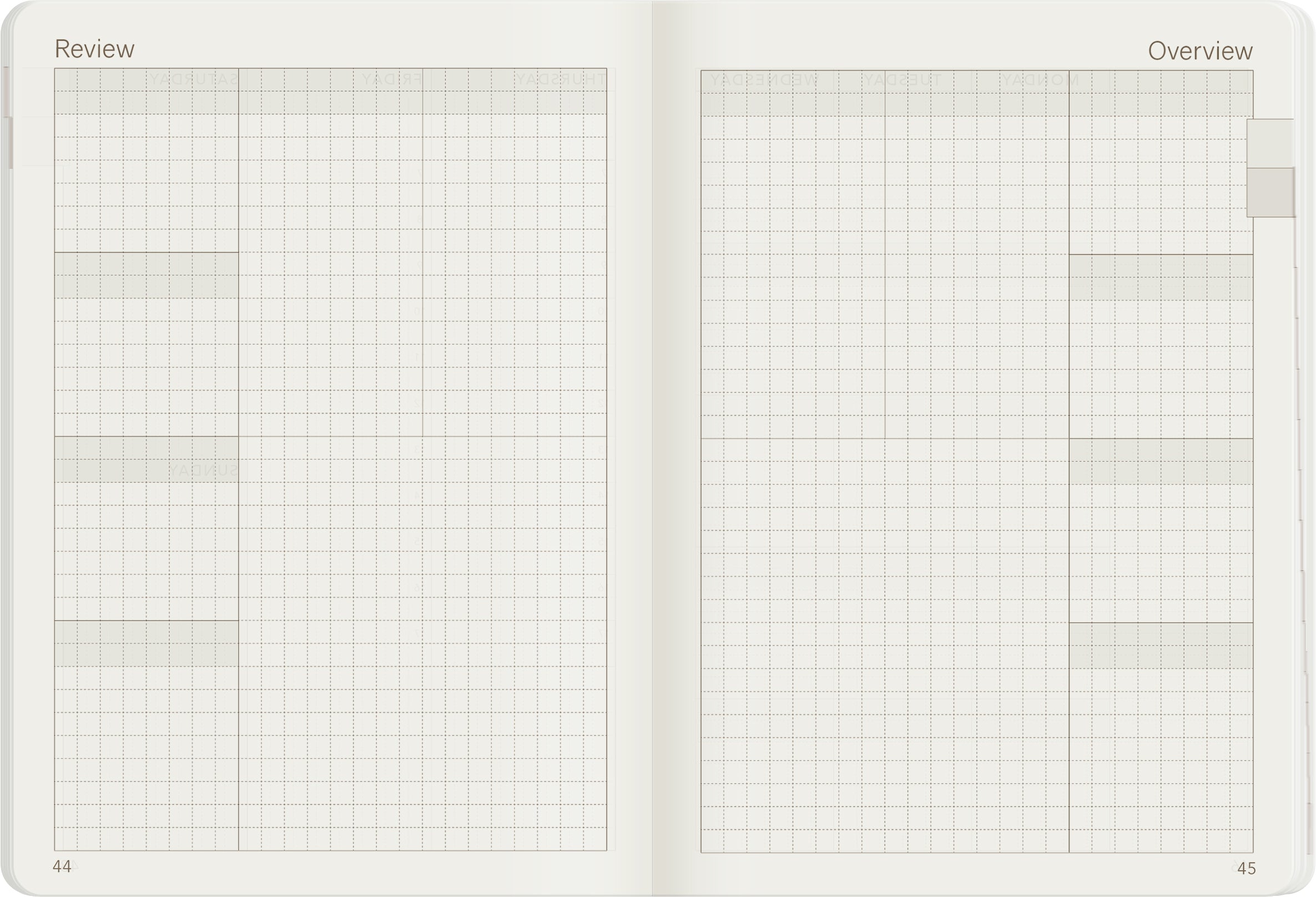 A6 Undated Weekly Planner v.1 | 2022 Edition | Core | Stacked Weekends