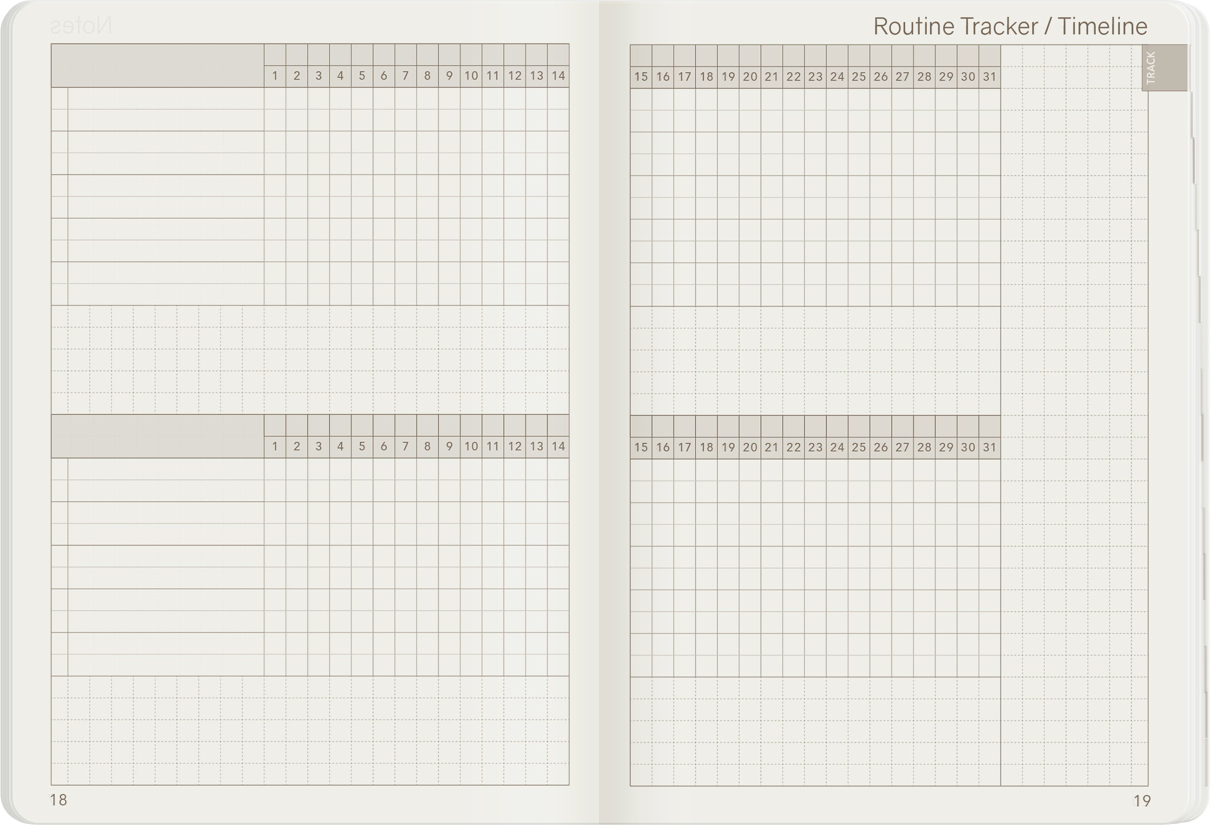 A6 Undated Weekly Planner v.1 | 2022 Edition | Core | Stacked Weekends