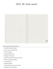 Sale | 2023 B6 Weekly Planner | 52gsm Tomoe River Paper | Core | Stacked Weekends