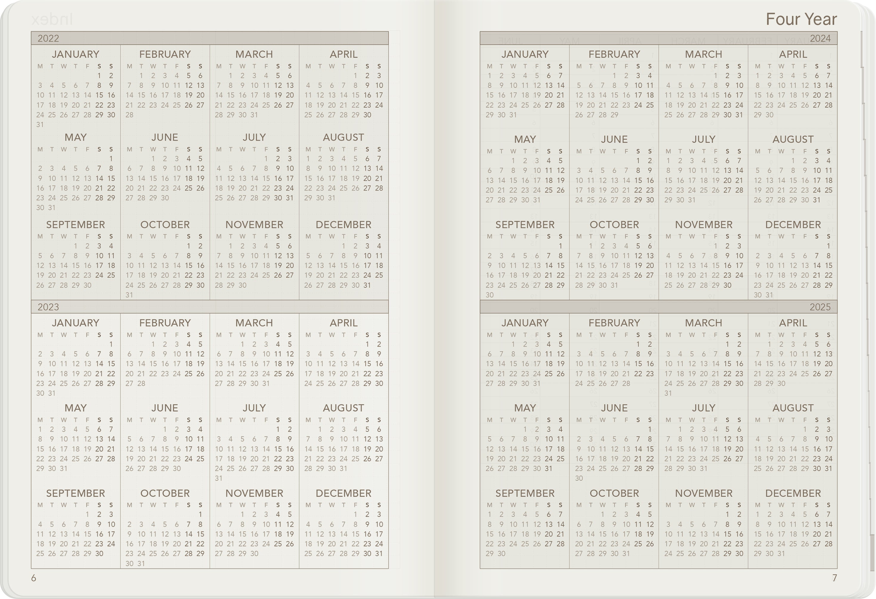 Sale | 2023 B6 Weekly Planner | 52gsm Tomoe River Paper | Core | Stacked Weekends