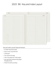 Sale | 2023 B6 Weekly Planner | 52gsm Tomoe River Paper | Core | Stacked Weekends