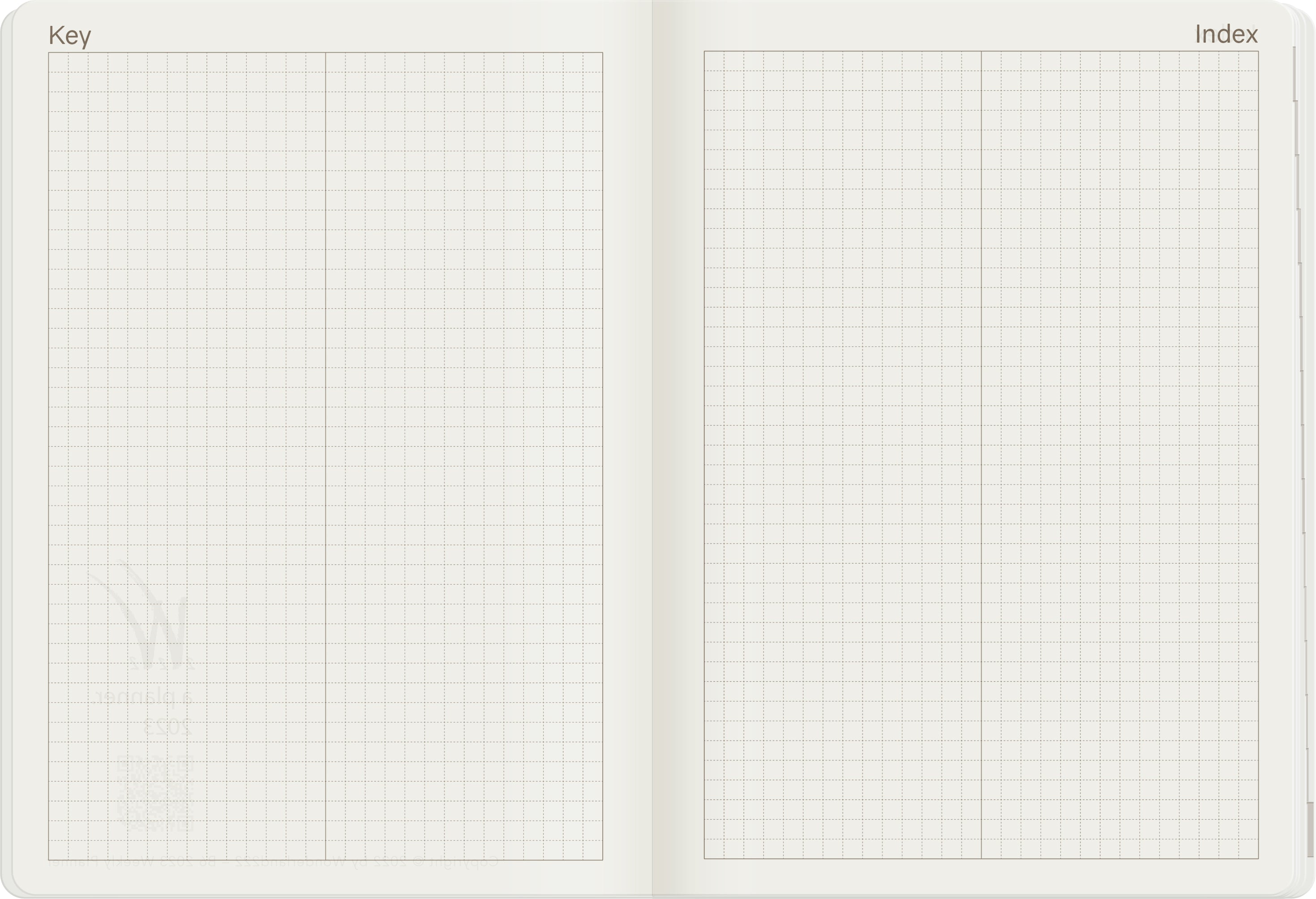 Sale | 2023 B6 Weekly Planner | 52gsm Tomoe River Paper | Core | Stacked Weekends