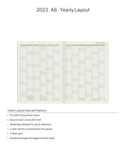 Sale | 2023 B6 Weekly Planner | 52gsm Tomoe River Paper | Core | Stacked Weekends
