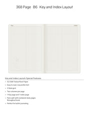 B6 Notebook | 2023 Edition | Grid | 368