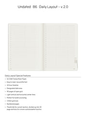 B6 Undated Weekly Planner v.2 | 2023 Edition | Core | Stacked Weekends