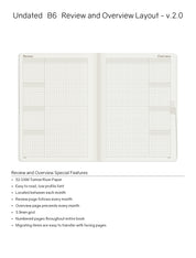 B6 Undated Weekly Planner v.2 | 2023 Edition | Core | Stacked Weekends