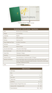 Sale | 2020 A5 Weekly Planner - 52gsm Legacy Tomoe River Paper
