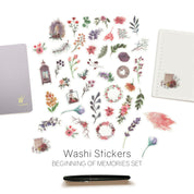 Watercolor - Washi Stickers