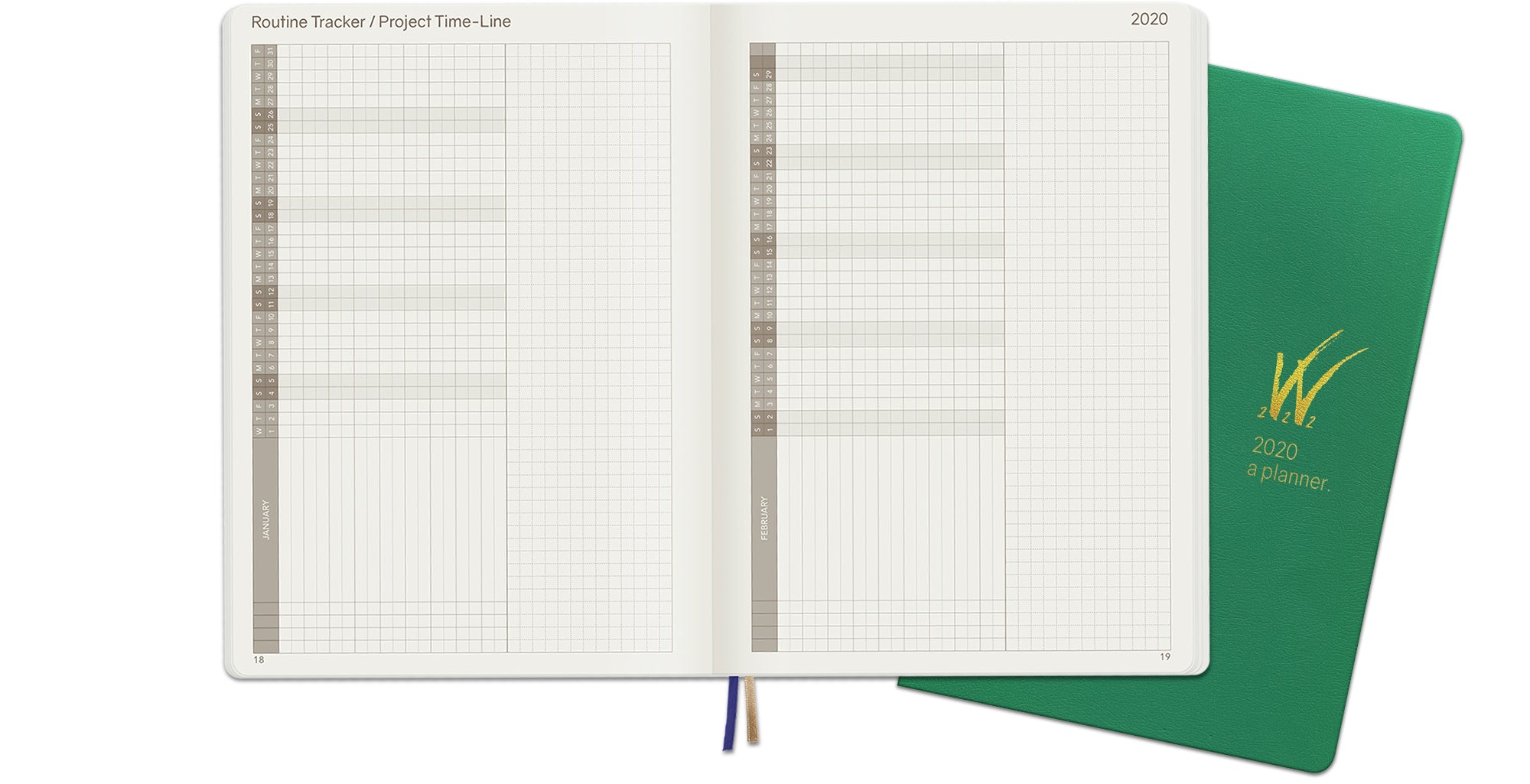 2020 A5 Tomoe River Paper Weekly Planner Routine Project Tracker Matrix Layout