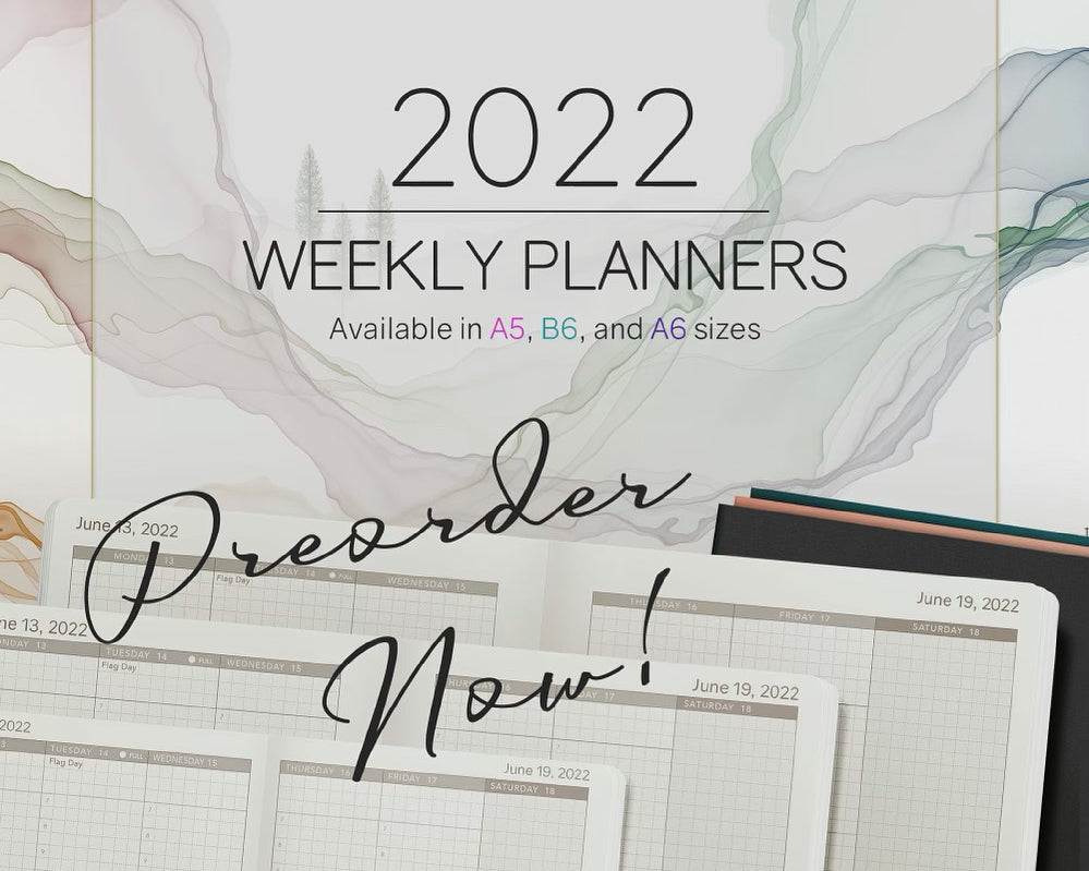 2022 Tomoe River Paper Planner and Notebook Preorders are Open!