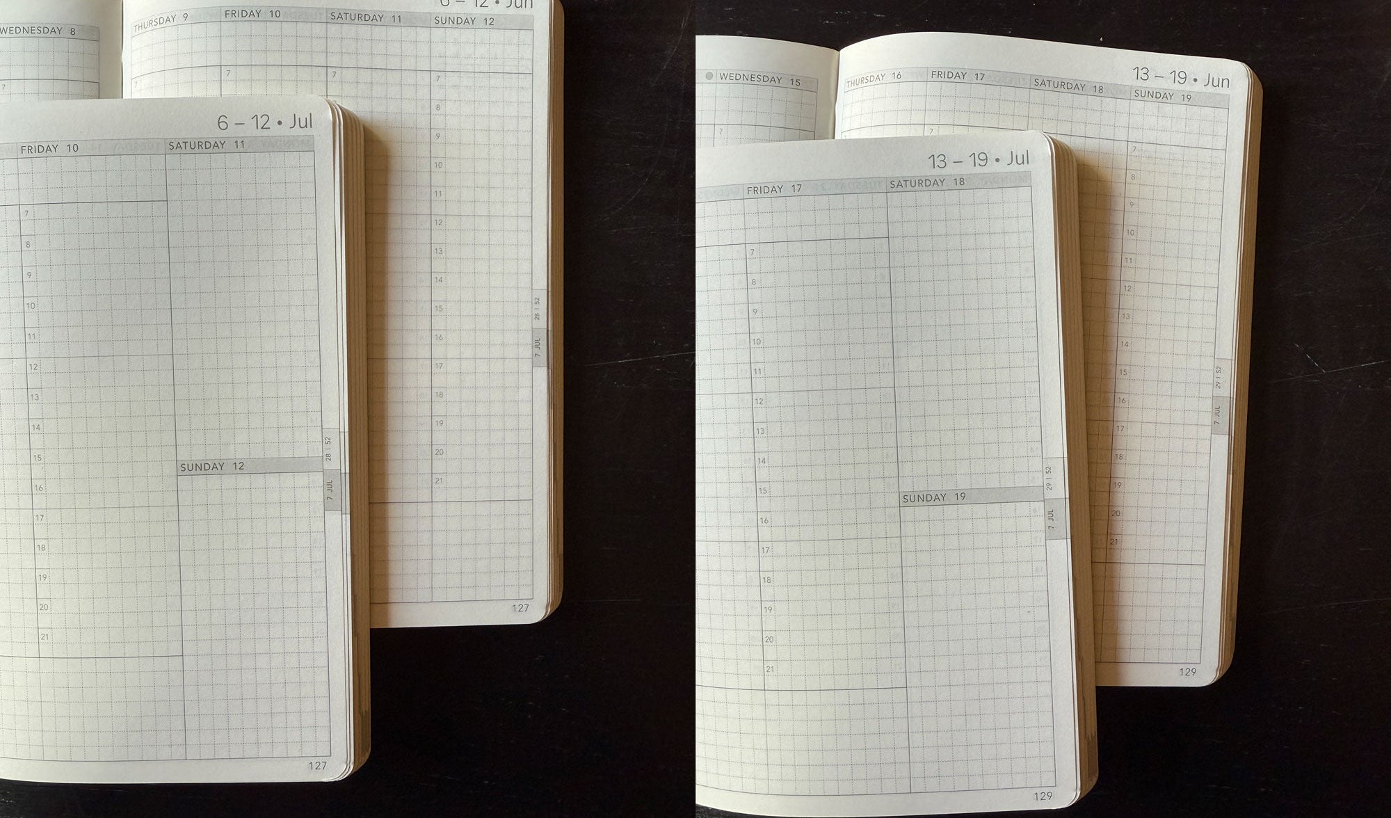 Minor Header Misprint in the 2026 B6 Unstacked Planners
