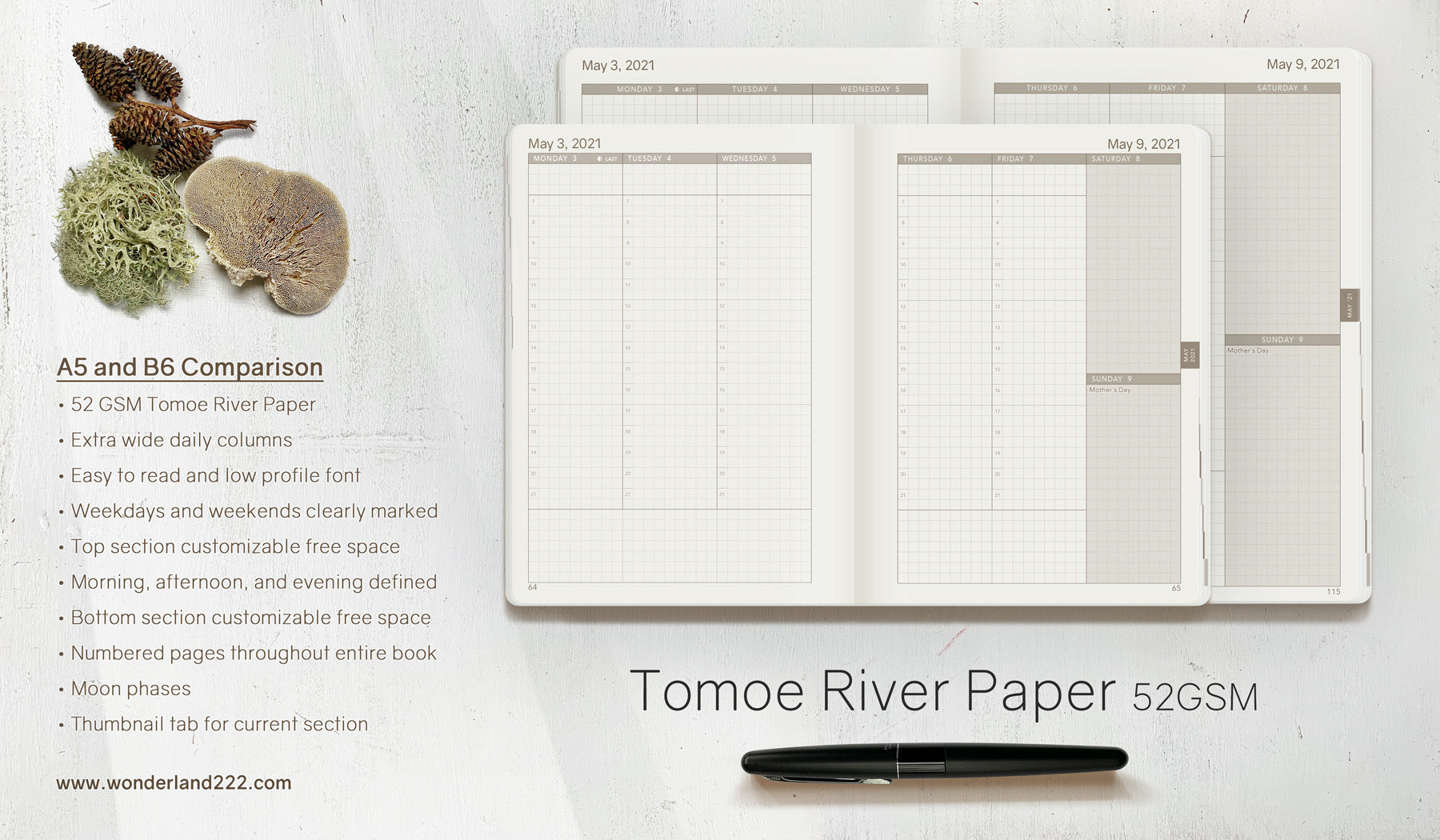 Customer Reviews for Wonderland 222 Tomoe River Paper planners and notebooks from Etsy