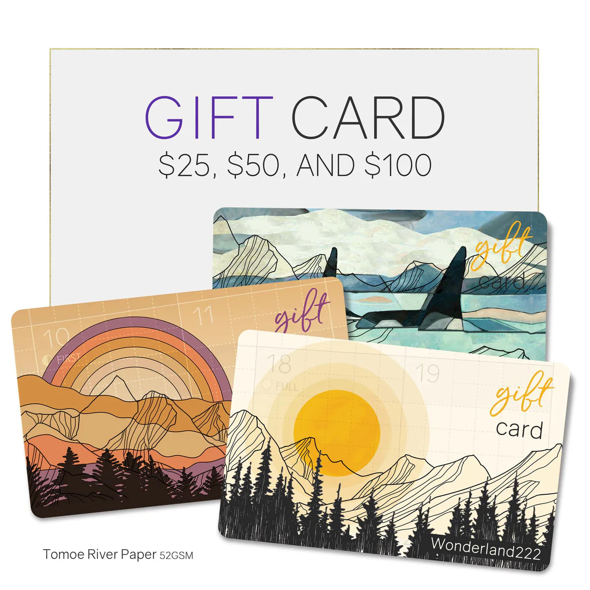 Wonderland 222 Gift Cards 